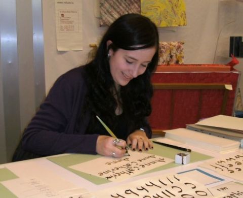 Atelier/calligraphie à Lux